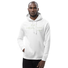 Load image into Gallery viewer, EAT HEALTHY summer white hoodie
