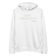 Load image into Gallery viewer, EAT HEALTHY summer white hoodie

